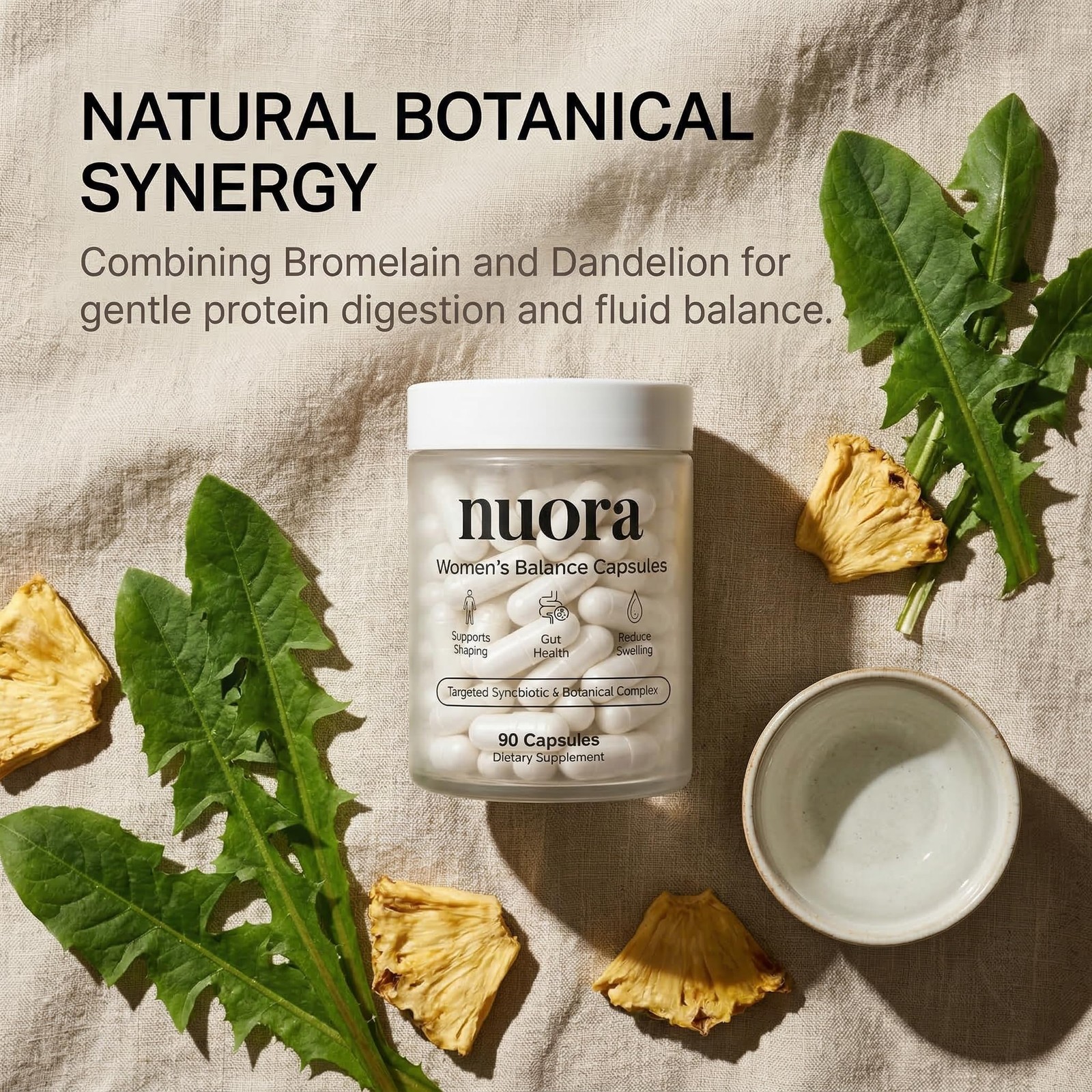 Nuora Biofilm Probiotic – Supports Digestive and Gut Health with Bromelain, D…