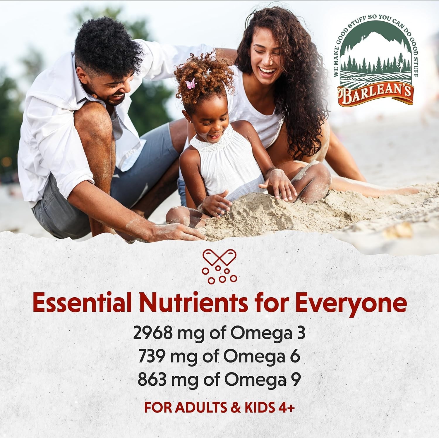 2,968mg ALA Flaxseed Oil – Strawberry Banana Smoothie, Gluten-Free 16oz