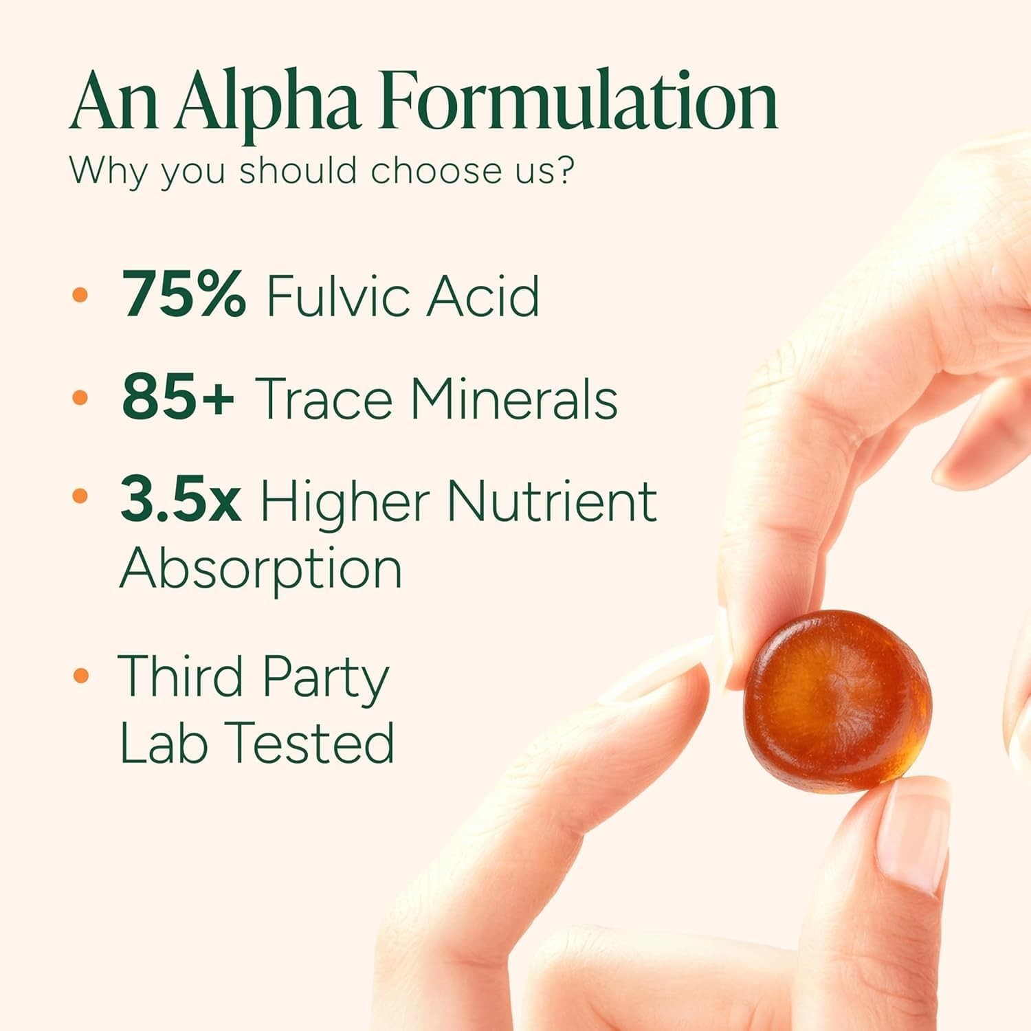Root Labs Alpha Gummies, 4000mg Shilajit, 10-in-1 Blend, 60 Count