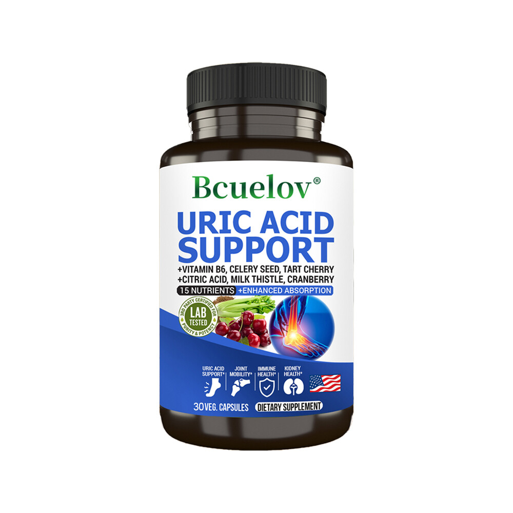 Uric Acid Gout Cleansing Supplement Protects Liver Excrete Uric Acid From Body