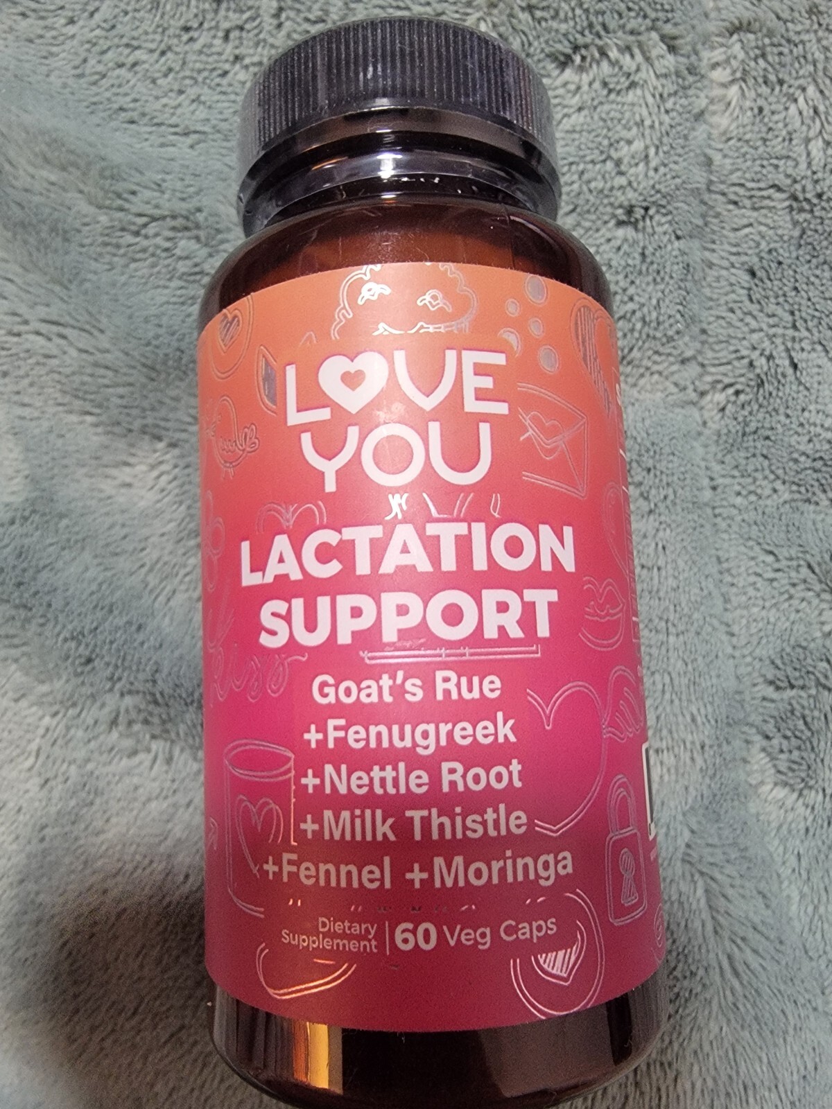 Lactation Support Supplement for Women Goat´s Rue Fenugreek Nettle Root Moringa