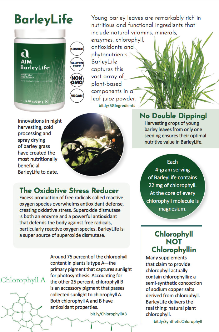 AIM Barley Life 12oz Green Superfood Supplement ***SHIPS DIRECT FROM AIM***