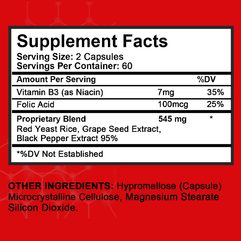 Cholesterol Health Capsules-Advanced Blood Lipid Control-Maintaining Good Health