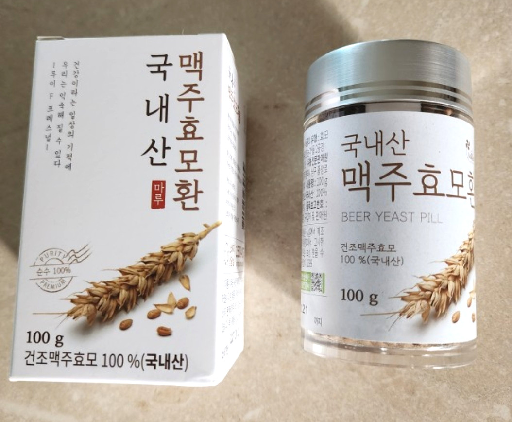 100% Korean Beer Brewer’s Dried Yeast Pills 100g 3.52oz / Additives Free