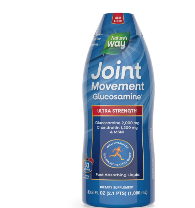 Nature’s Way Joint Movement Glucosamine Liquid 33.8 fl oz Fast Absorb
