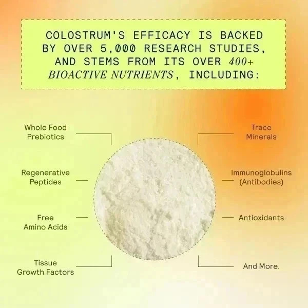 ARMRA Colostrum Health Revival Powder, Immune & Gut Support 120g