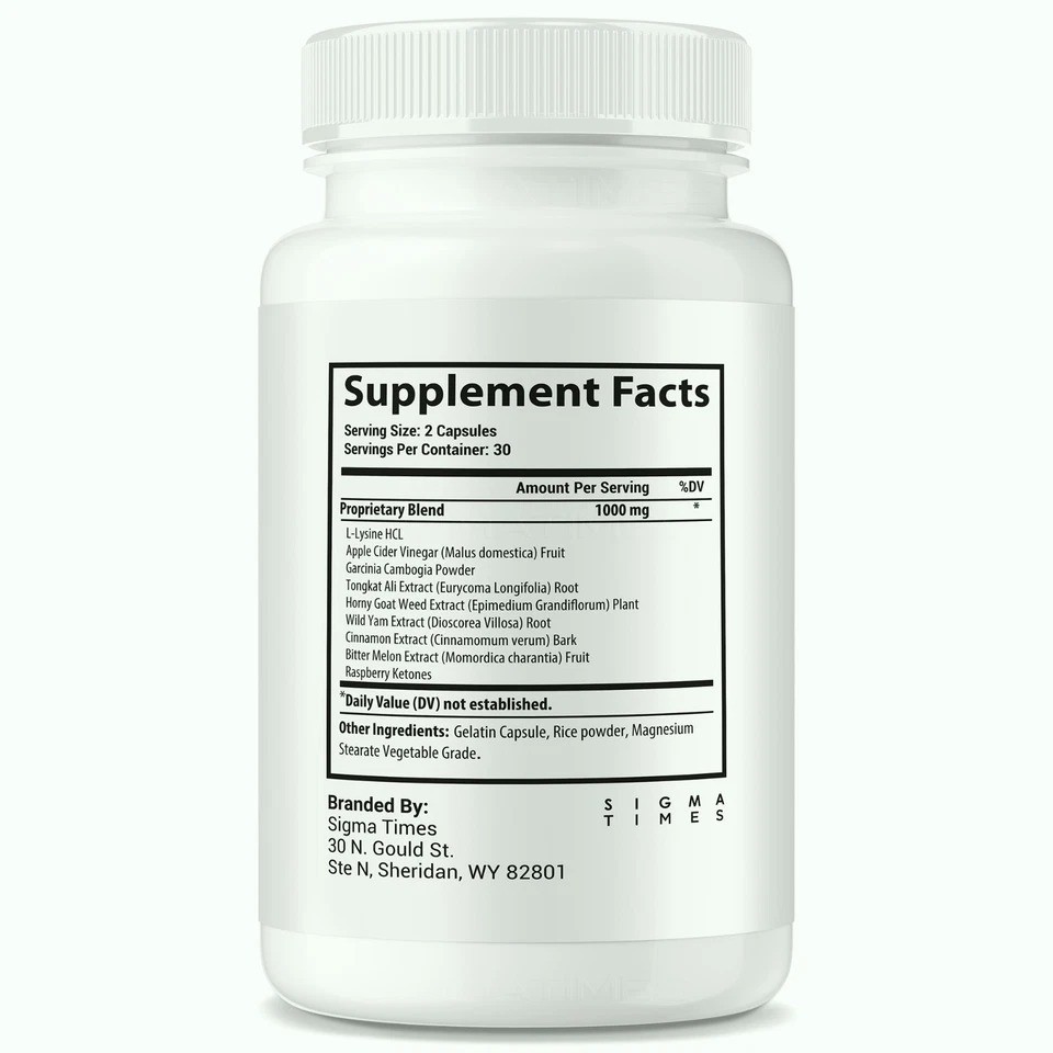 Berbaleaf Weight Gainer Capsules Increase Appetite Support Weight Gain – 60 Caps