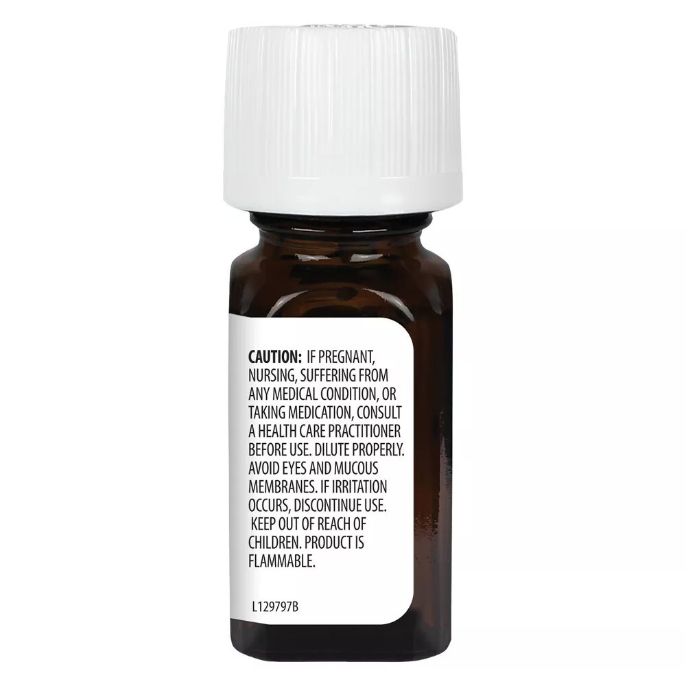 PACK OF 6 Aura Cacia Peppermint Pure Essential Oil 0.25 oz 7.4ml Mentha Piperita