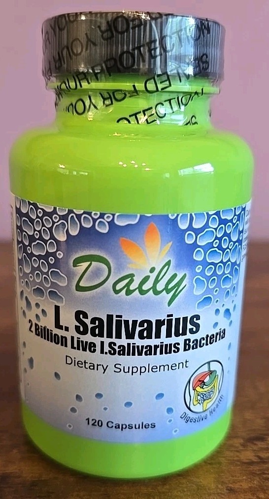 Daily L. Salivarius 2 Billion Live L. Salivarius Bacteria Dietary Supplement 120