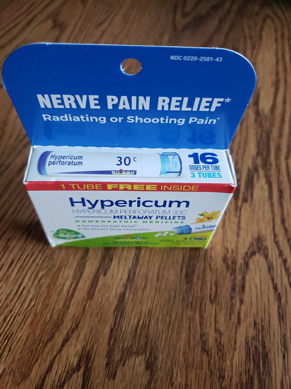 Boiron Hypericum Perforatum 30C 3 MDT 3 Pack Pellet Expires 03/2029 New Sealed