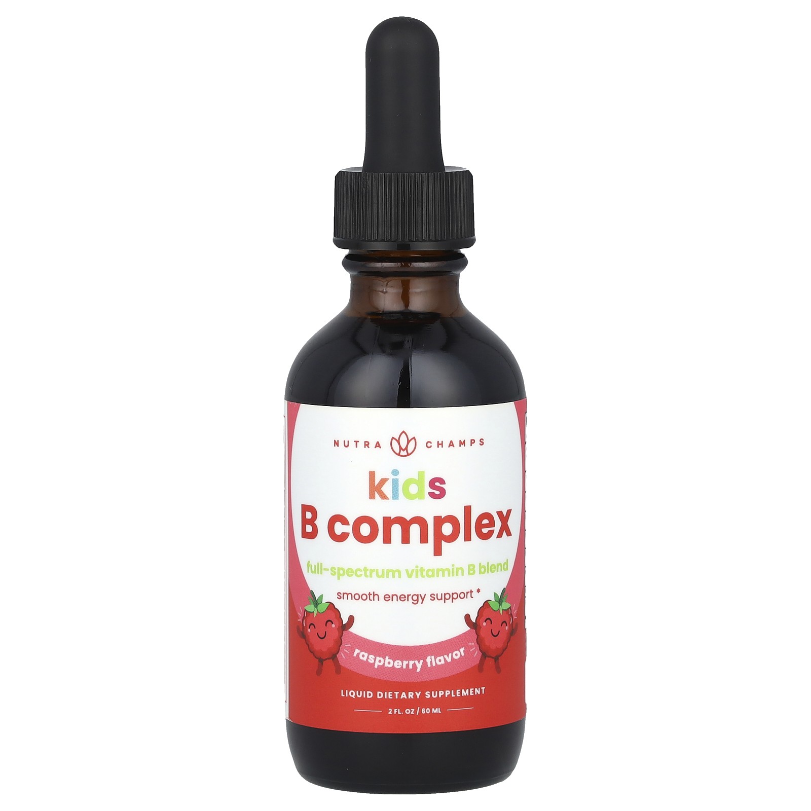 Kids B Complex, Raspberry, 2 fl oz (60 ml)