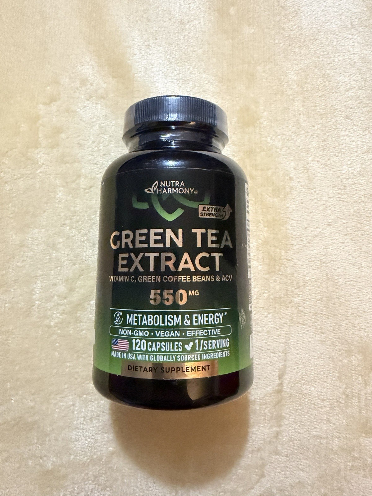 Green Tea Extract – 50% EGCG, Extra Strength 20:1 Extract – Exp: 4/2027