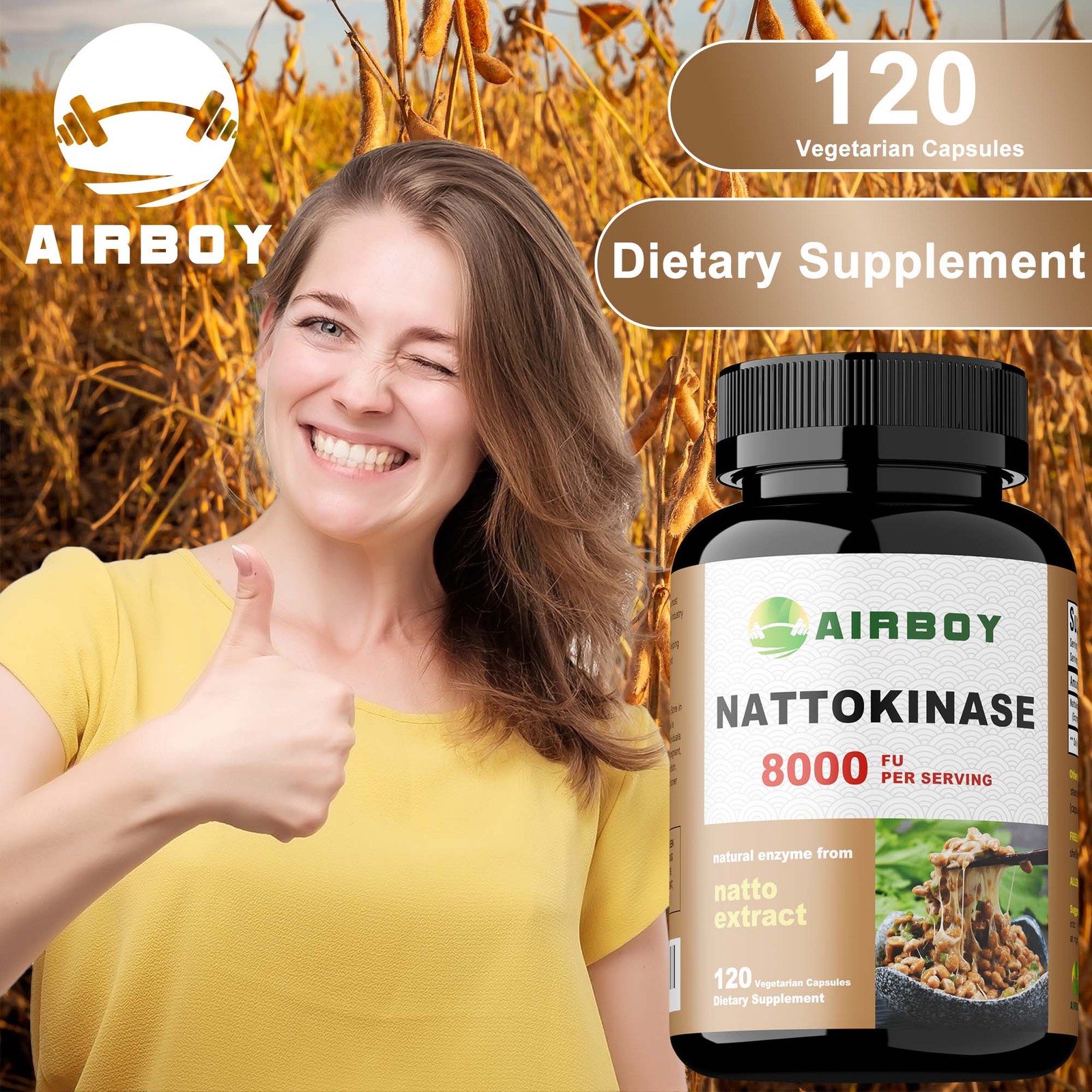 Nattokinase 240pcs – Heart & Cardiovascular Health, Circulatory Support