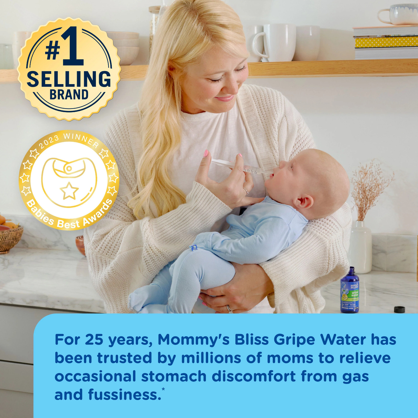 Mommy’s Bliss Gripe Water Original Double Pack 2x 4oz Colic Relif – EXP 4/27