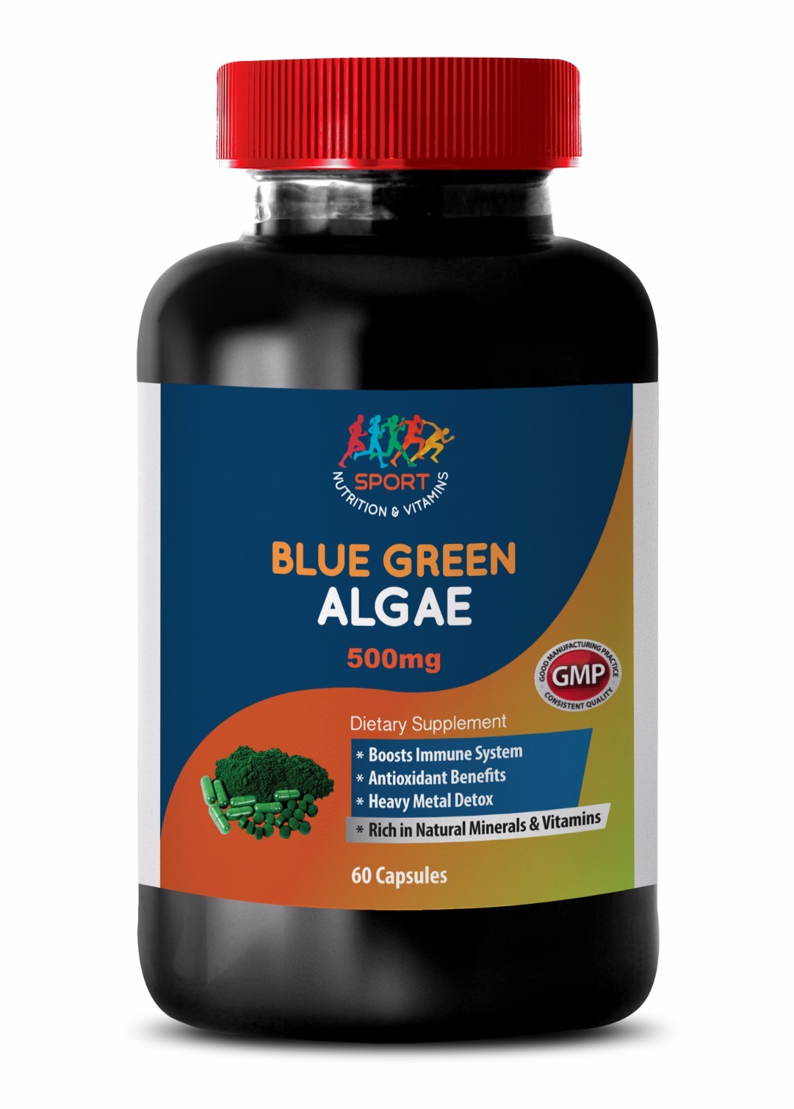 Pure Blue Green Algae 500mg – from Klamath Lake Antioxidant B12 (1)