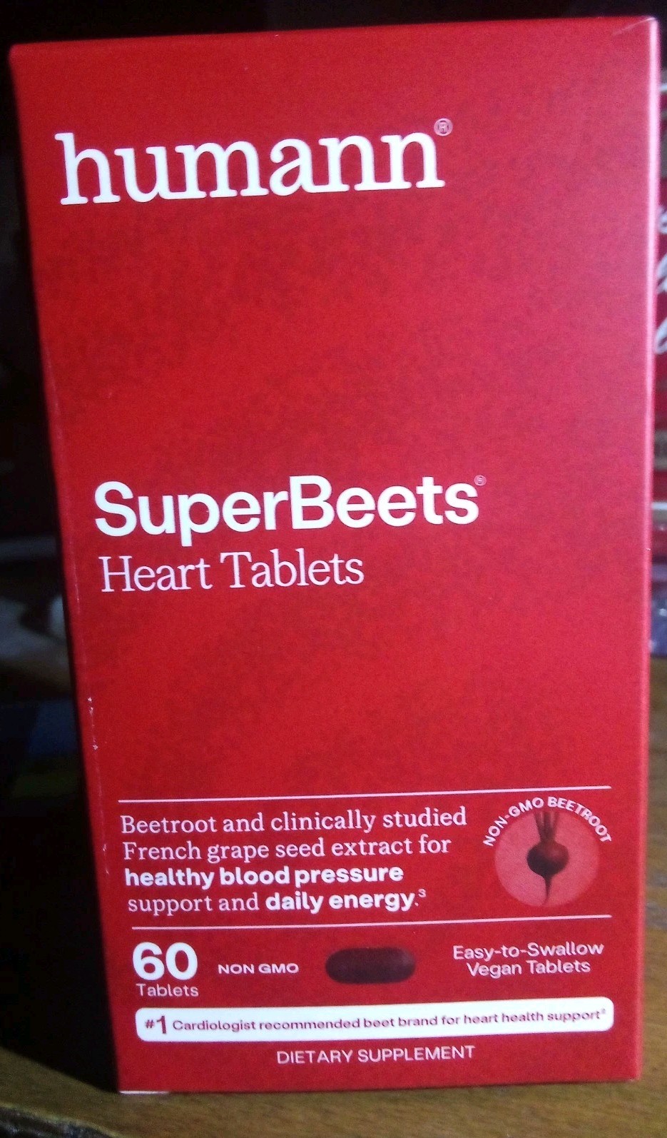 humanN SuperBeets Heart Tablets 60 Tablets Exp 1/2028