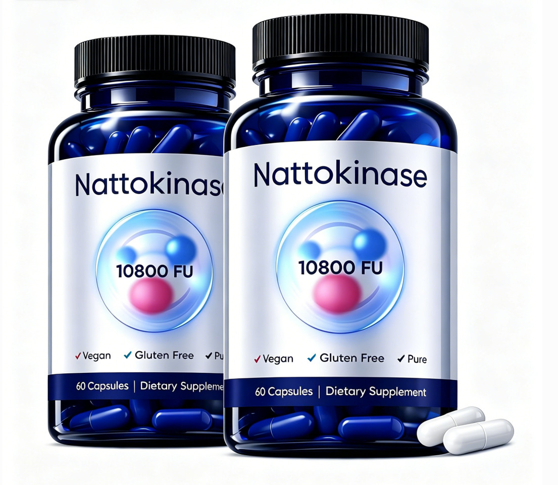 FU Nattokinase Supplement – 10800 1-3X 60 Capsules Per Serving HOT 2026