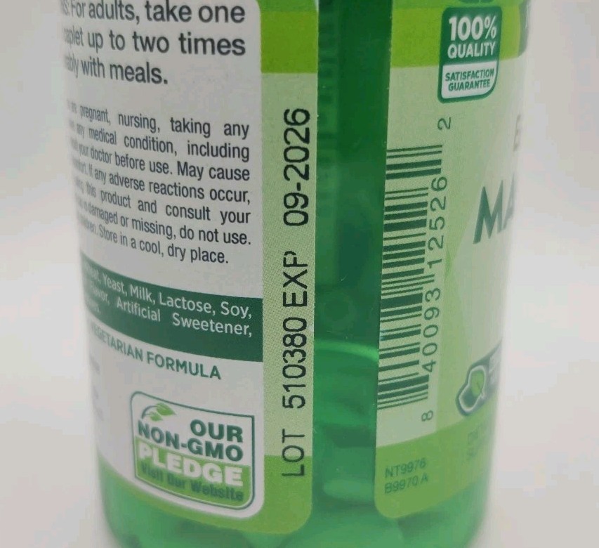 Natures Truth Magnesium Extra Strength 250mg 30 Capsules EXP 9/2026 Gluten Free