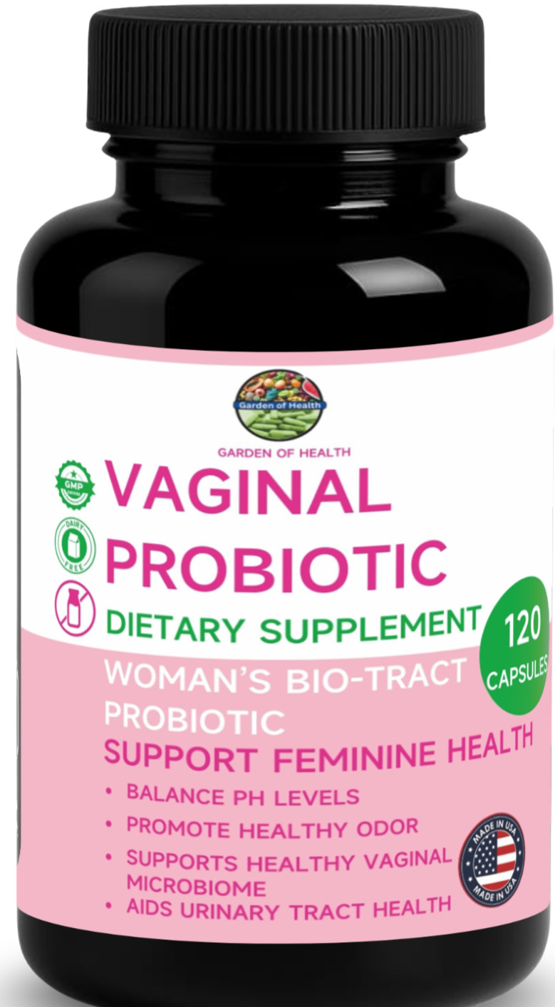 Garden Of Health Women Vaginal Probiotic pH Balance Feminine Care 120 Capsules