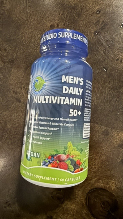 Men’s Daily Multivitamin 50 Plus 60 capsules -1 per serving BB Date 4/29 NEW