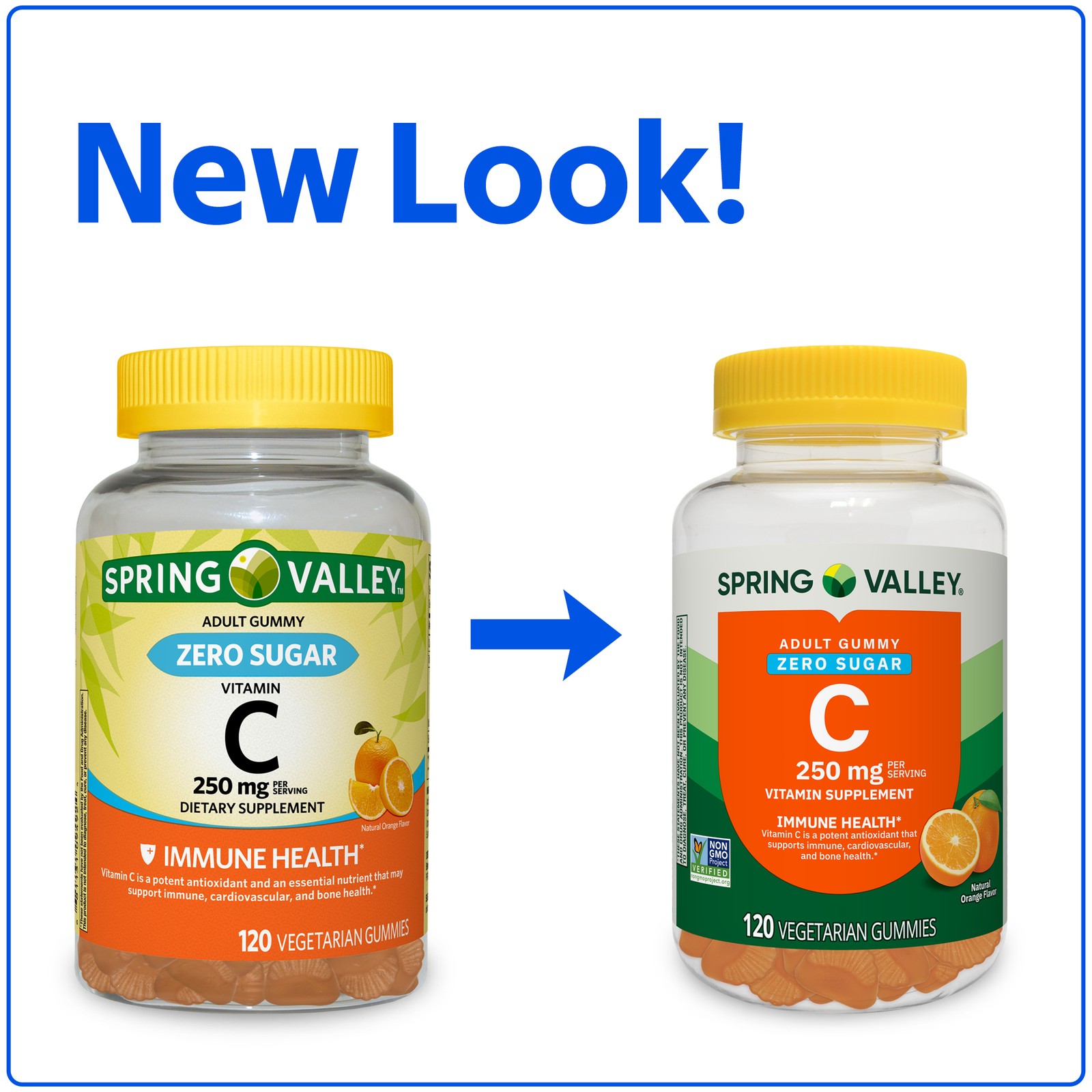 Spring Valley Zero Sugar Vitamin C Dietary Supplement Vegetarian Gummies for …