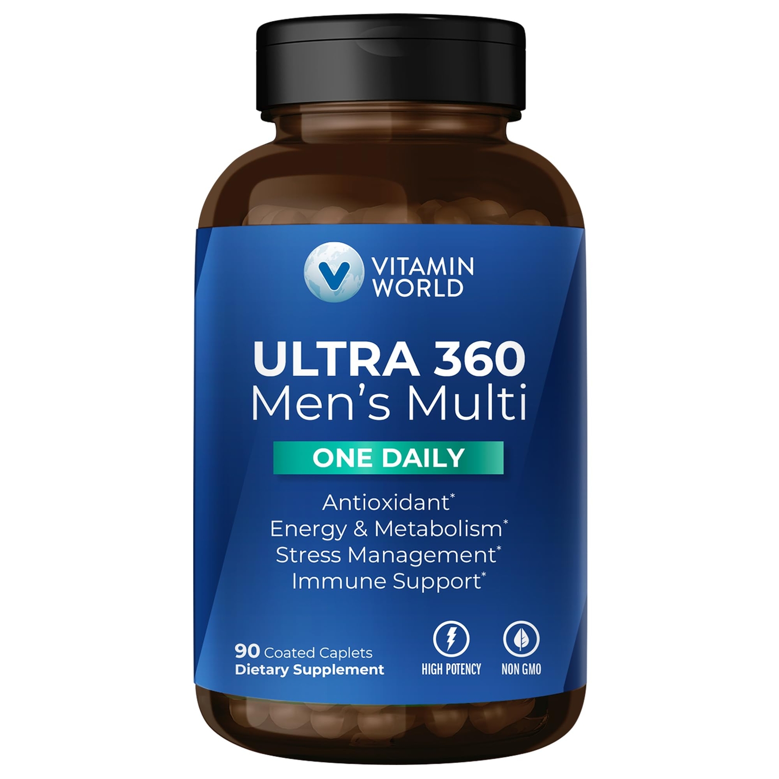 Vitamin World Ultra 360 Multivitamin for Men One Daily Men’s Multivitamin wit…