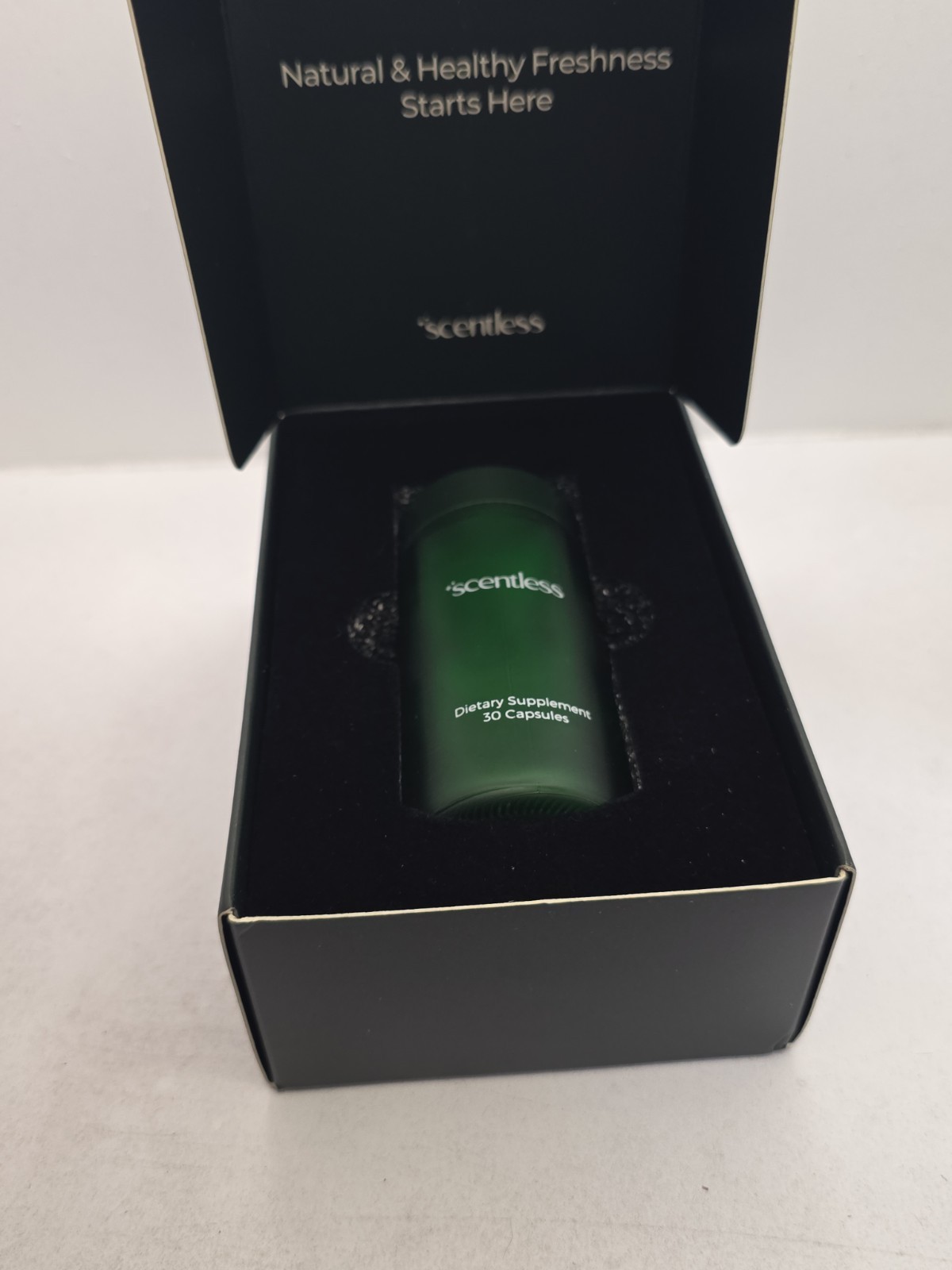 Scentless Internal Deodorant – Peppermint, Parsley & Chlorophyll Capsules