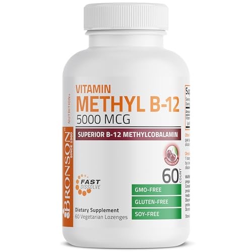 Methyl B12 Vitamin Energy Brain Support Lozenges