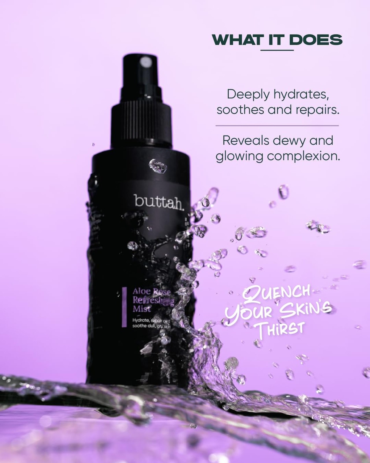 Buttah Skin by Dorion Renaud Aloe Rose Refreshing Mist 4oz – Hydrating Rose W…