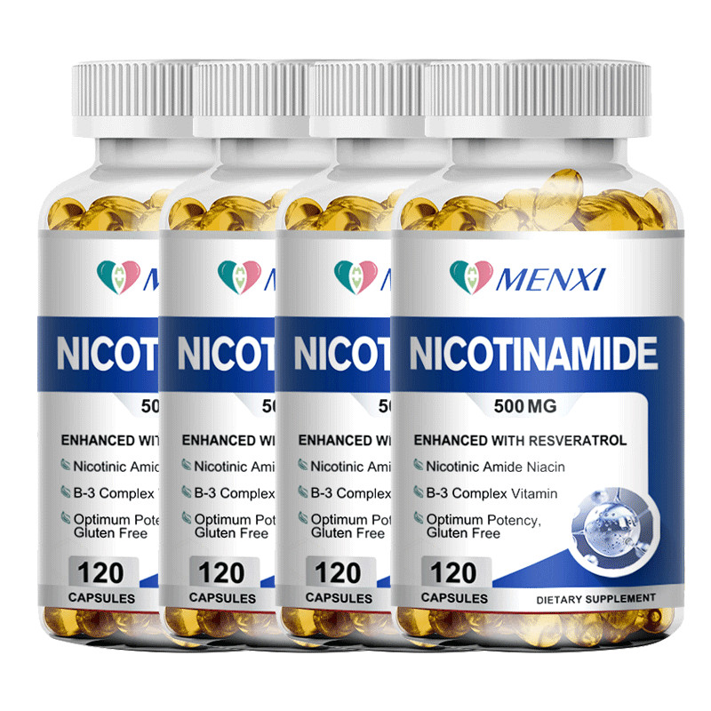 Resveratrol Capsules NAD Supplement Nicotinamide Immune Support Energy NON GMO
