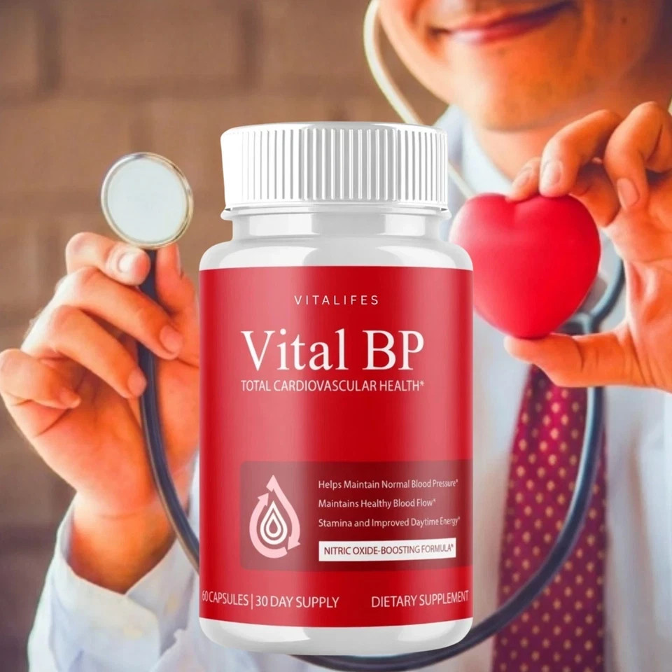 (2 Pack) Vital BP Advanced Blood Support Vitamin Formula VitalBP (60 Capsules)