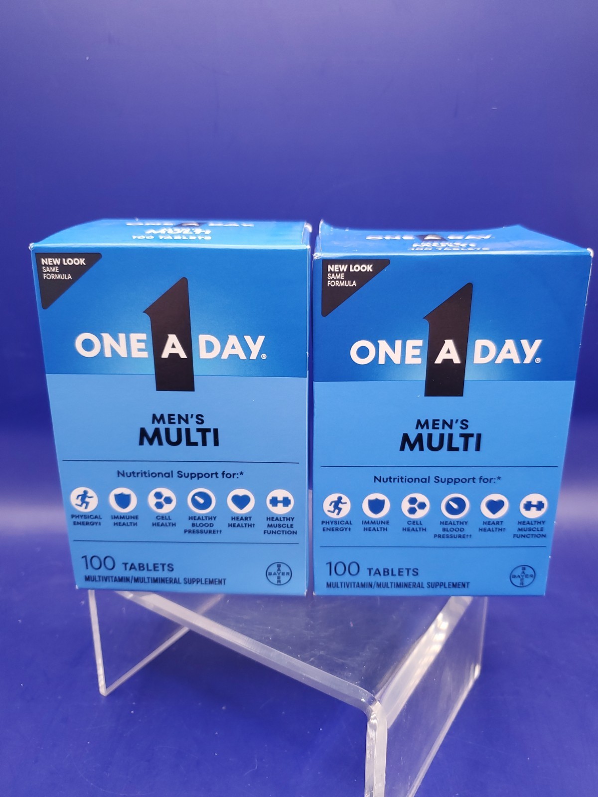 2 Pack One A Day Mens Multi Multivitamin Multimineral 100Ct Tablets Exp 04/2027