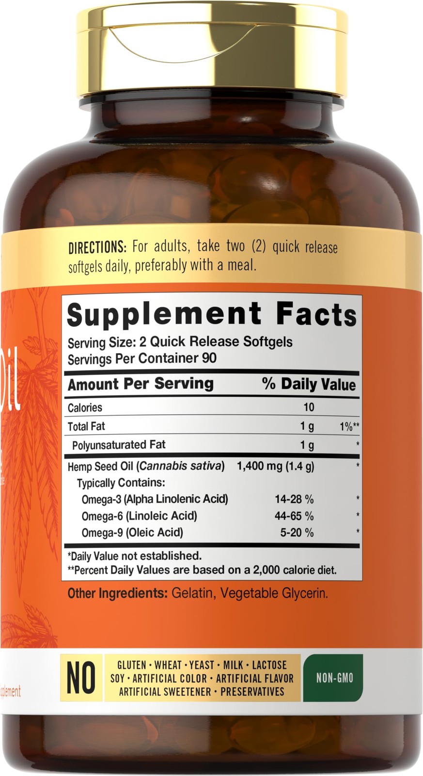 Carlyle Hemp Oil Capsules | 126,000 mg | 180 Softgels | 180 Count (Pack of 1)