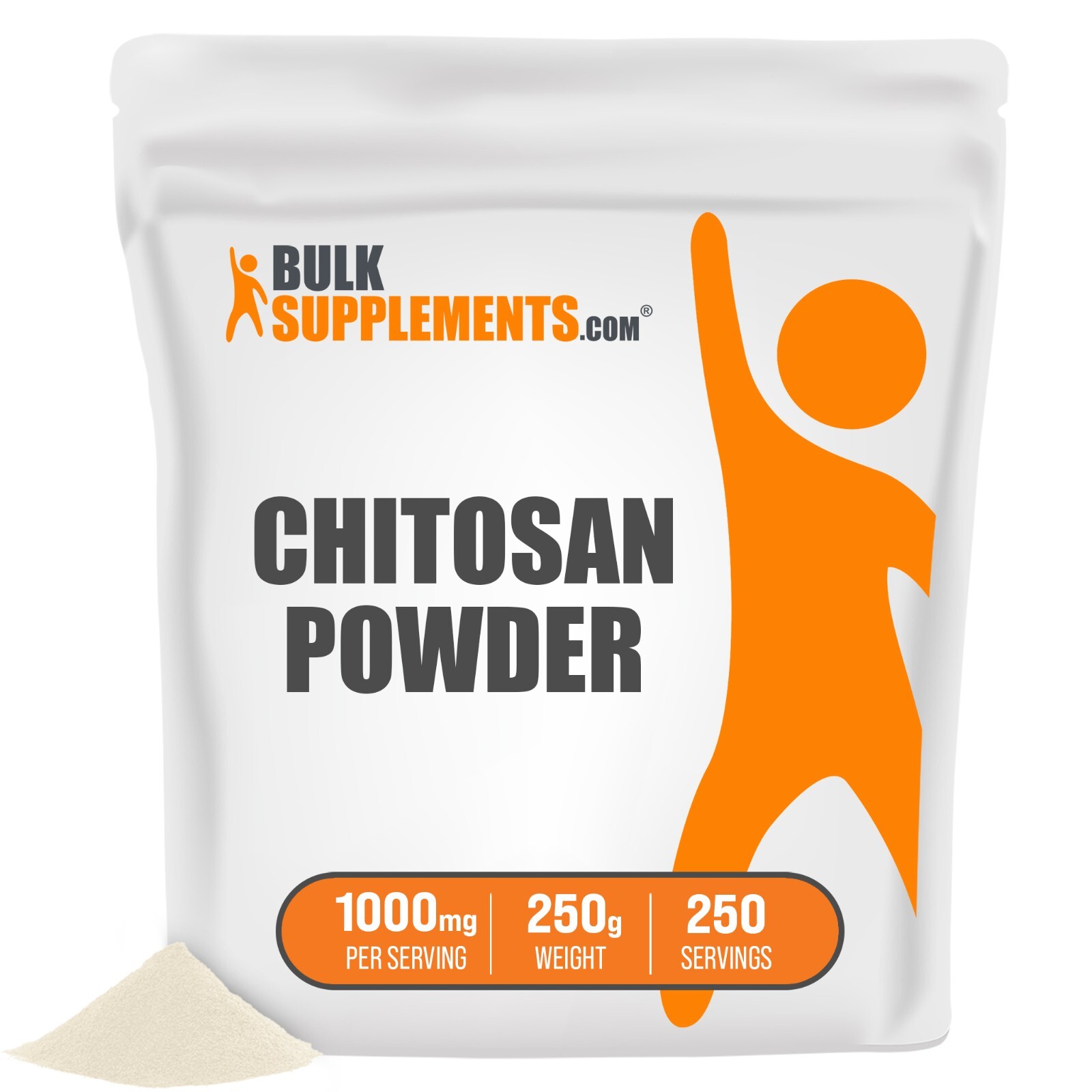 BulkSupplements Chitosan (90% Deacetylation) Powder