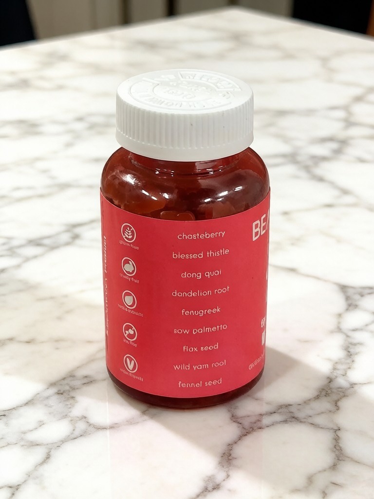 BEARVANA Support Gummies – Herbal Blend for Women, Berry, 60ct