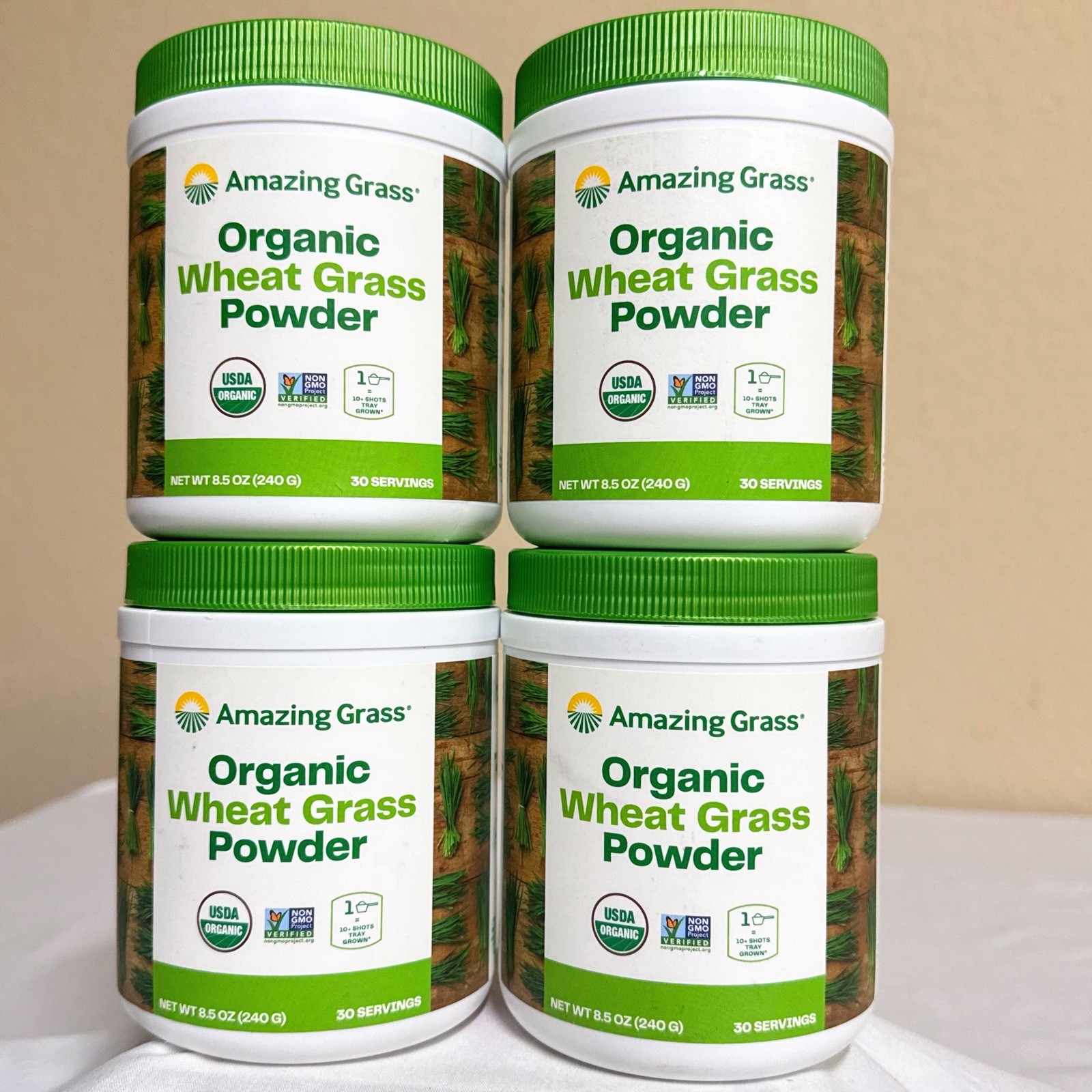 Amazing Grass Organic Wheat Grass Powders Green Drink Wellness READ BB:6/25