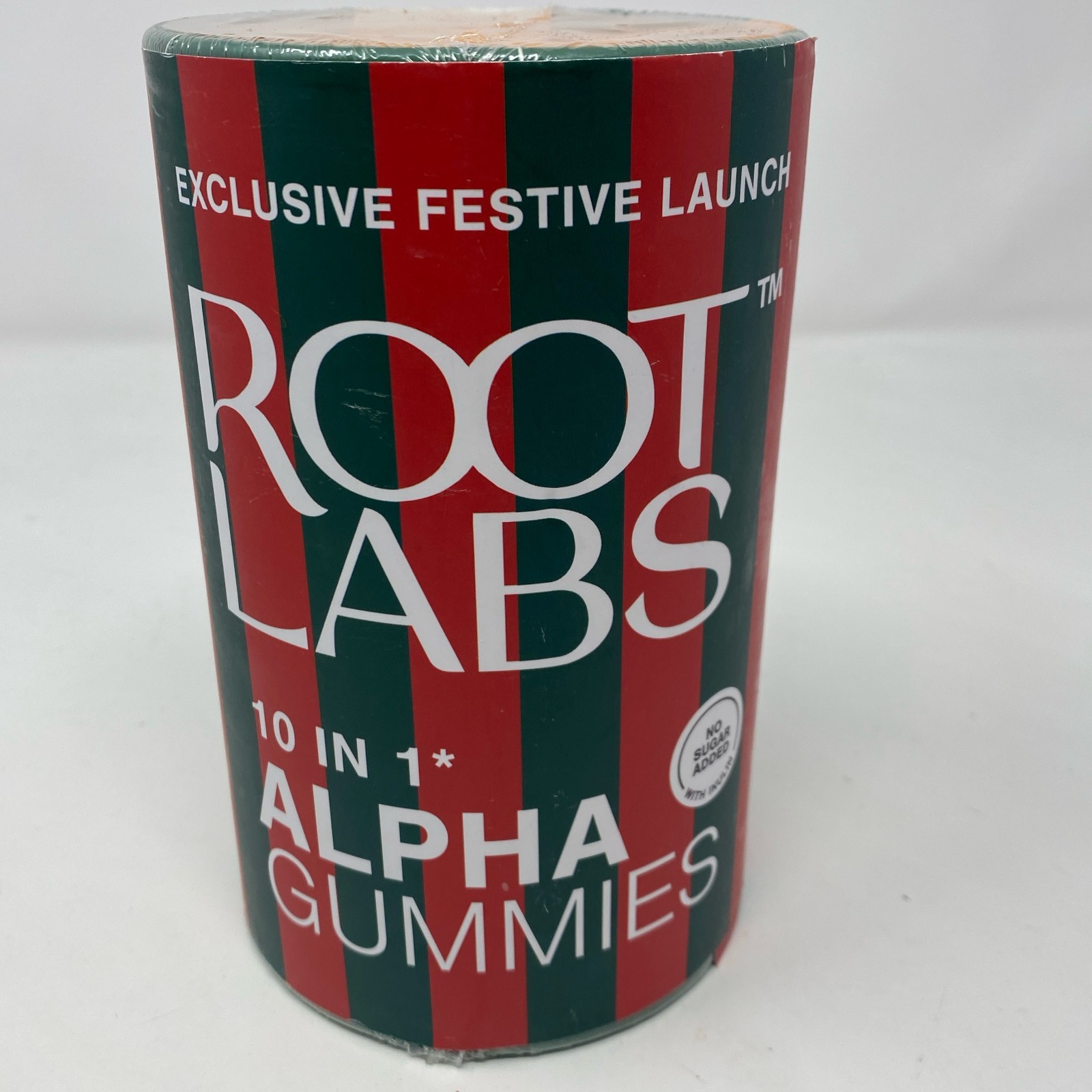 Root Labs Alpha Gummies 10-in-1 Shilajit – Holiday Edition Red/Green, 60 Gummies