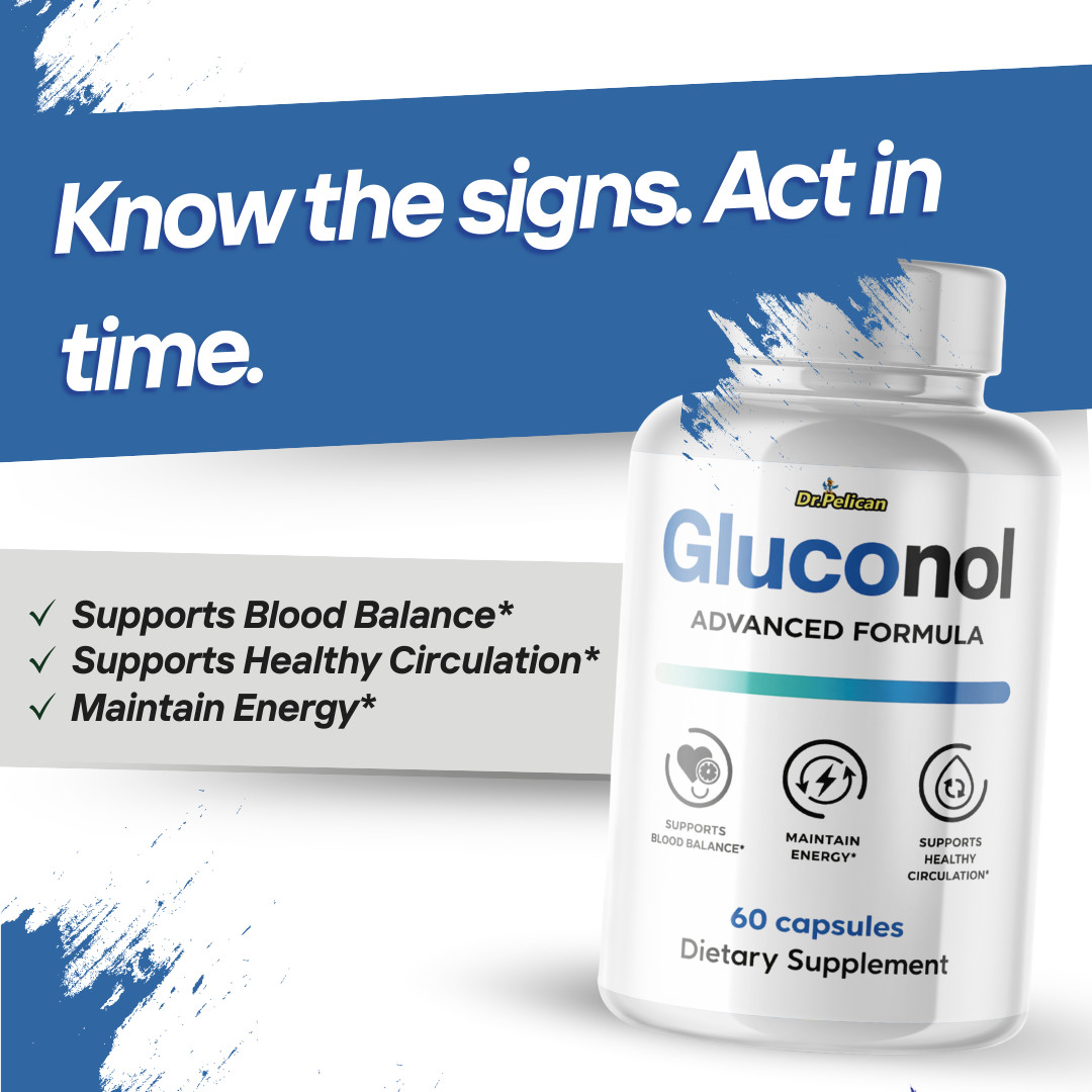 Gluconol- Blood Support- 12 Bottles- 720 Capsules