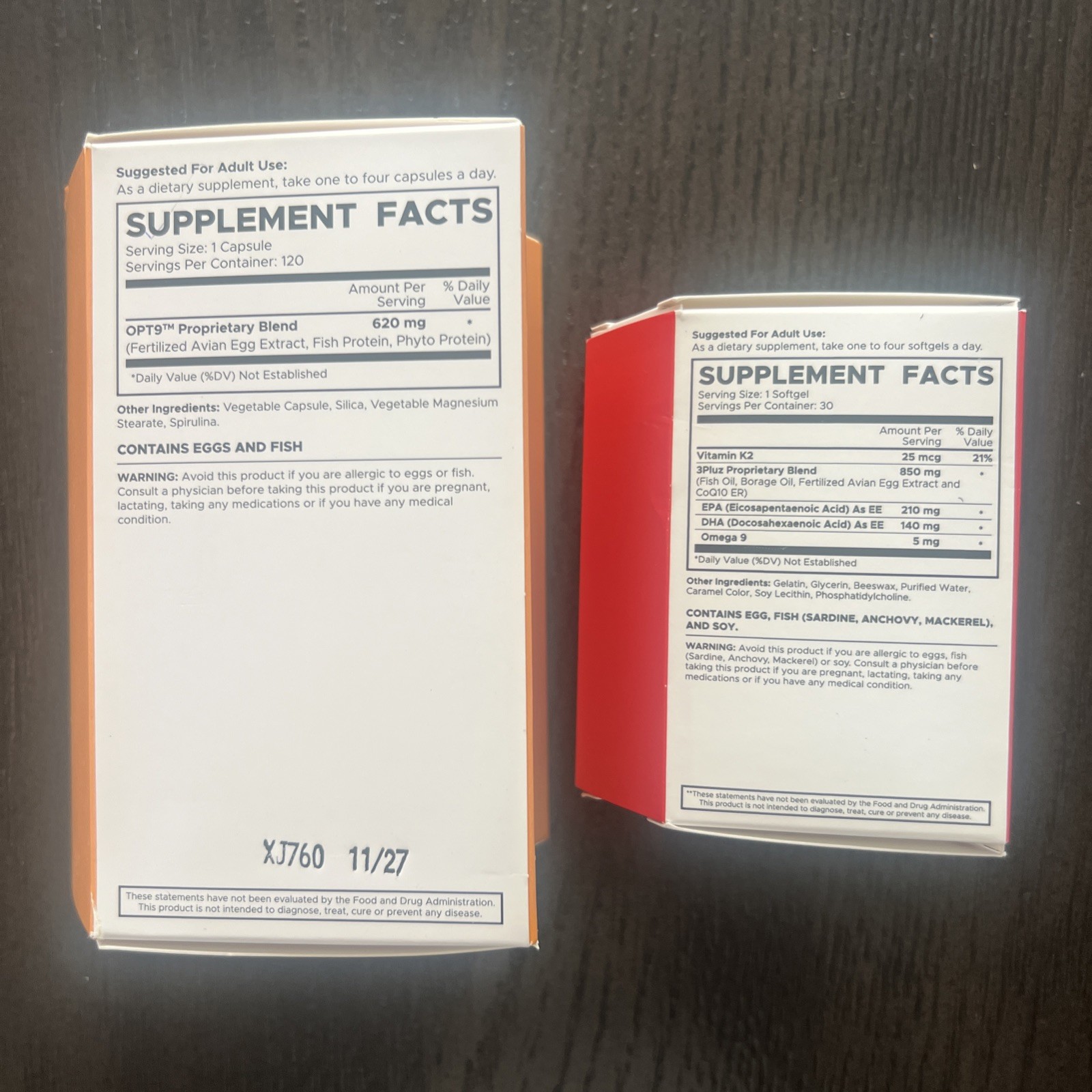 LifePharm Laminine Growth Factor 120 Capsules Exp 11/2027 + Free Omega – New!