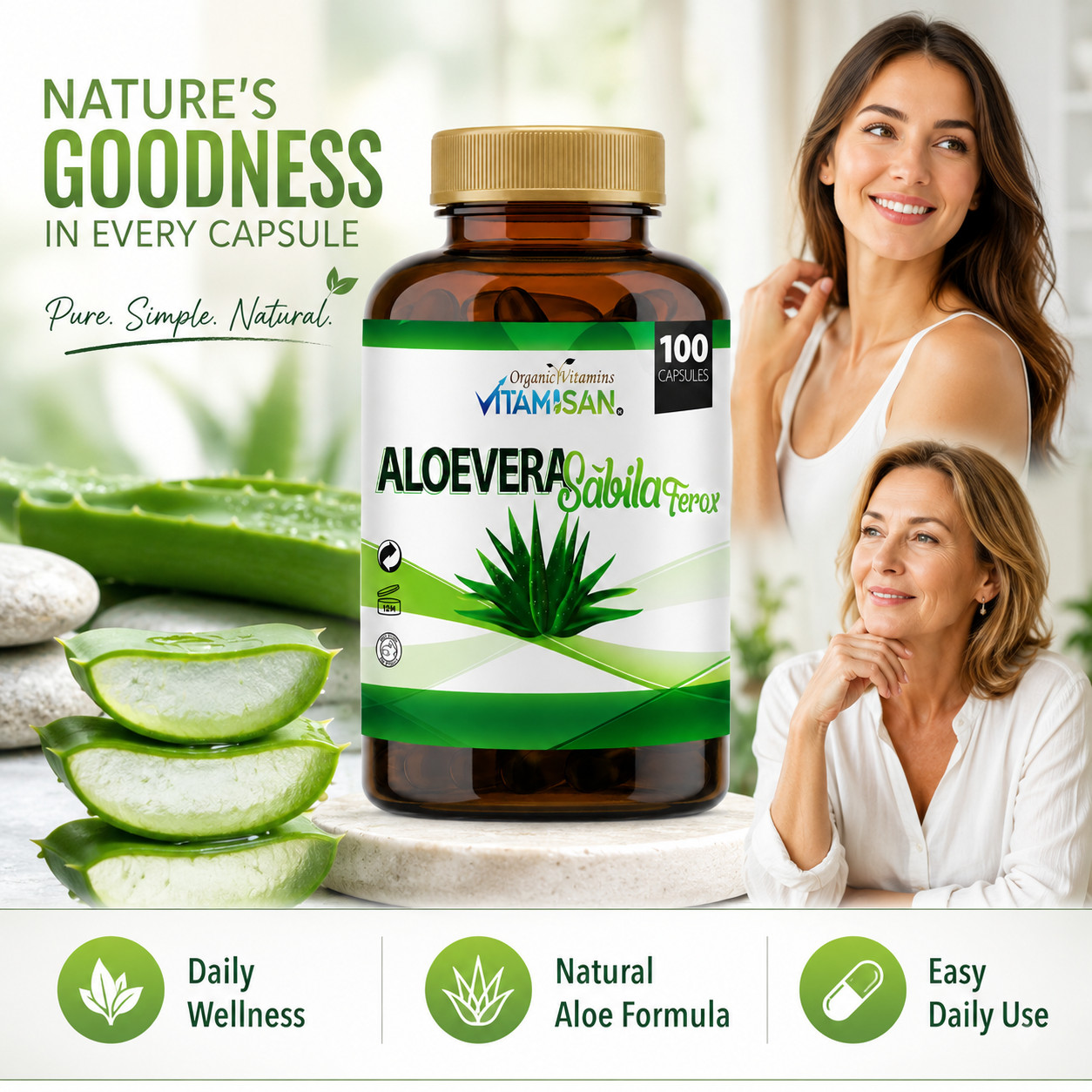 US Aloe vera naturals colon clean la gastritis bloating, aloe sabila caps digest