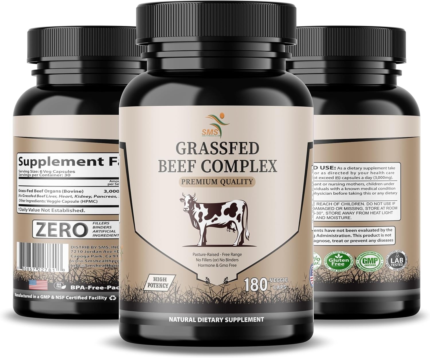 Beef Organ Supplement – Grass Fed & Pasture Raised – Total Body Wellness & Perfo