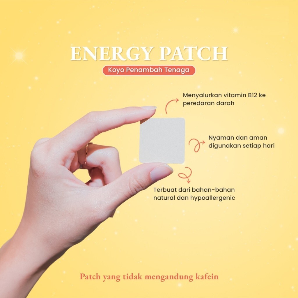 LunaFore Energy Patch – Vitamin B12 Sticker 12 pcs – Supplements
