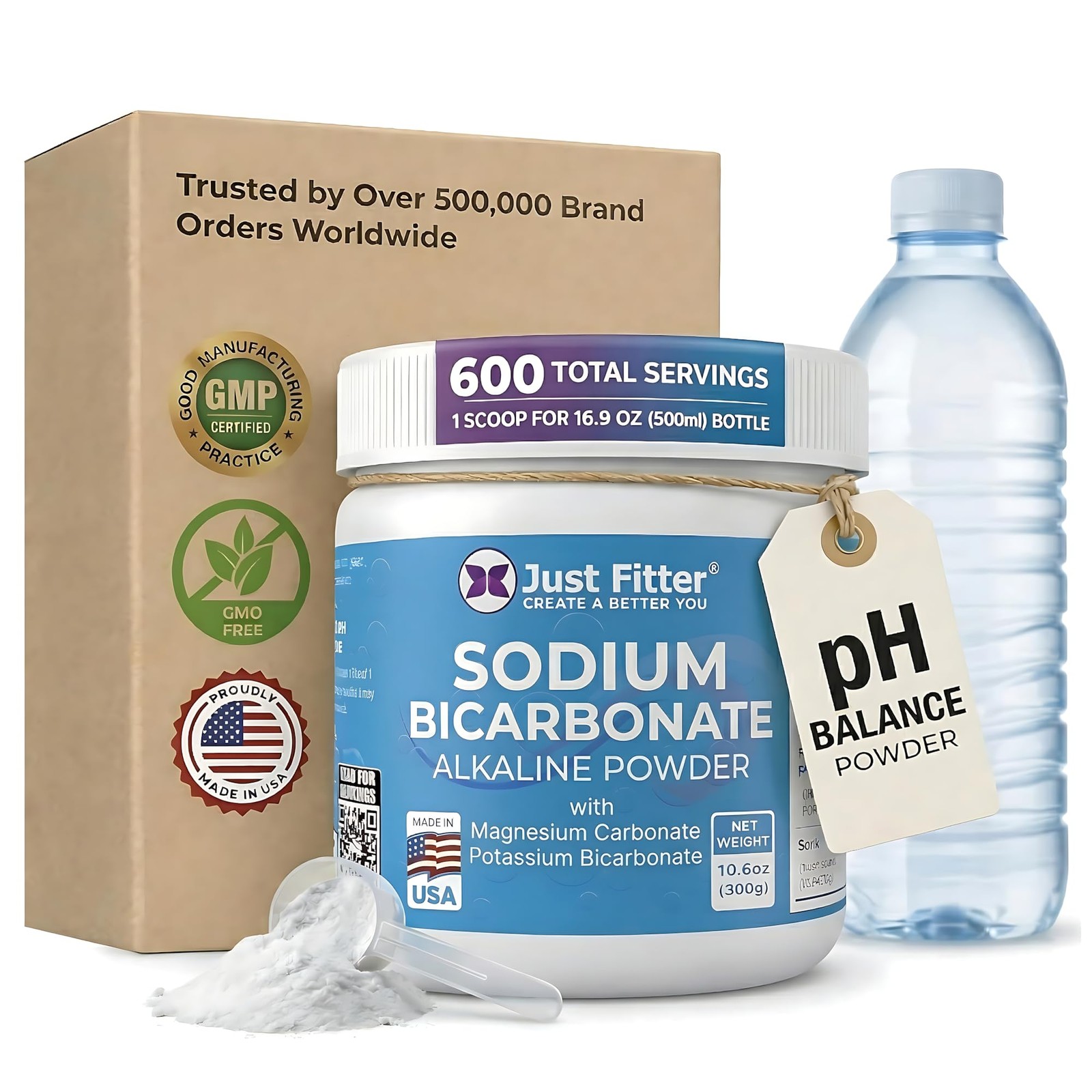 Sodium Bicarbonate Powder Supports pH Balance – 10.6 Ounce (Pack of 1)