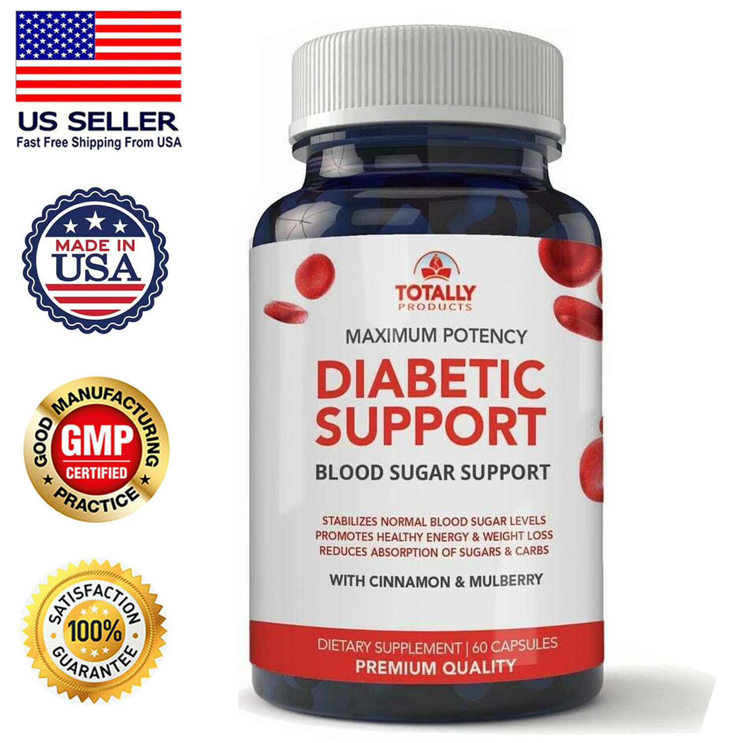 Glucose Balance Support Weight Management Colostrum Muscle Supplement 100 Caps