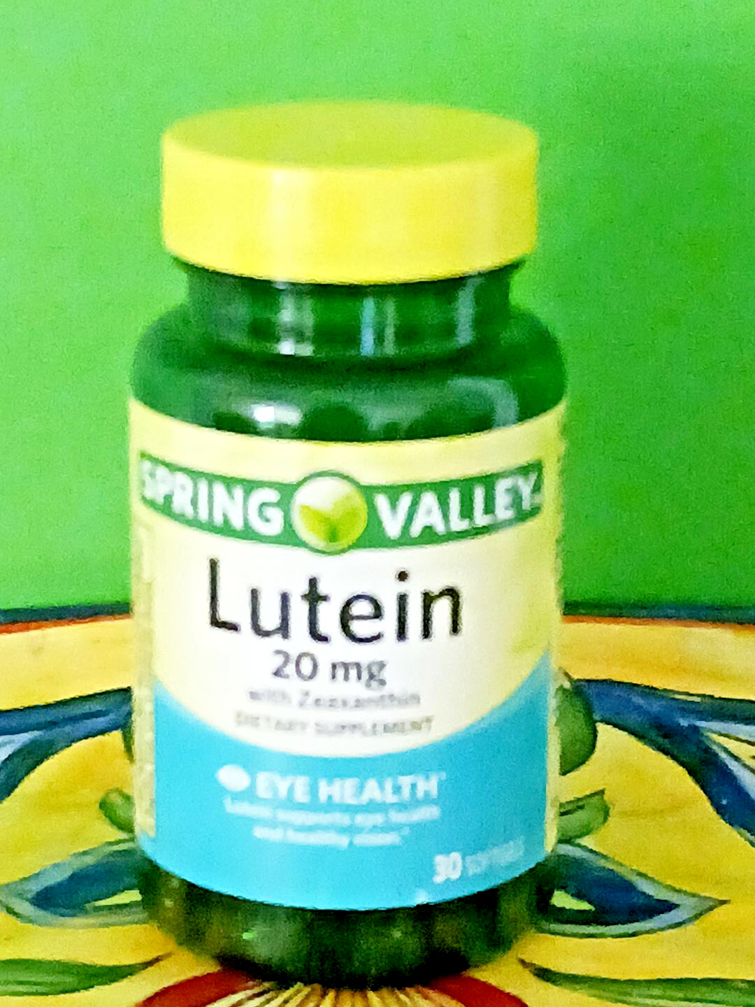 SPRING VALLEY LUTEIN W/ ZEAXANTHIN 20mg * 30 SOFTGEL CAPSULES * EXP 03/26 * NEW