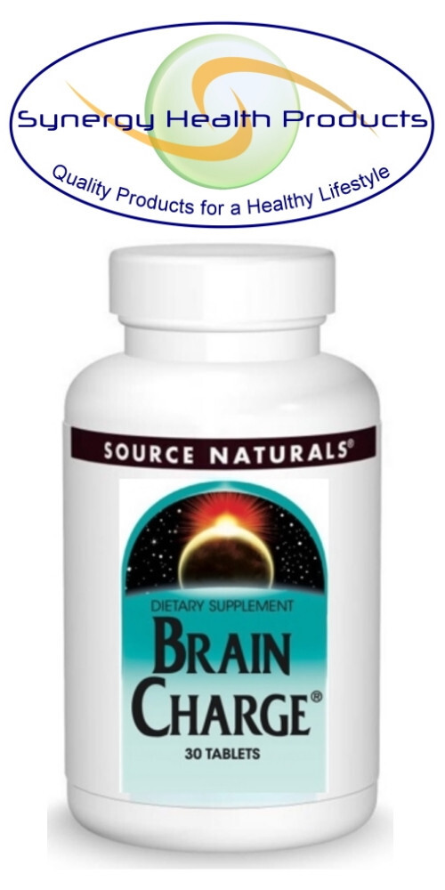 Source Naturals Brain Charge 30 Tablets -Advanced Cognitive Support