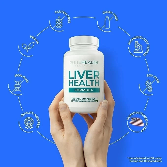 Pure Health Research Liver Health Vitamins – 60 Capsules