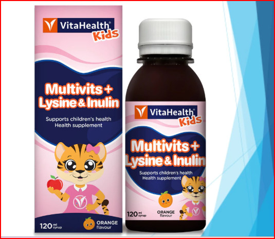 Vitahealth Kids Multivitamin Plus Lysin 120 ml Fast Shipping