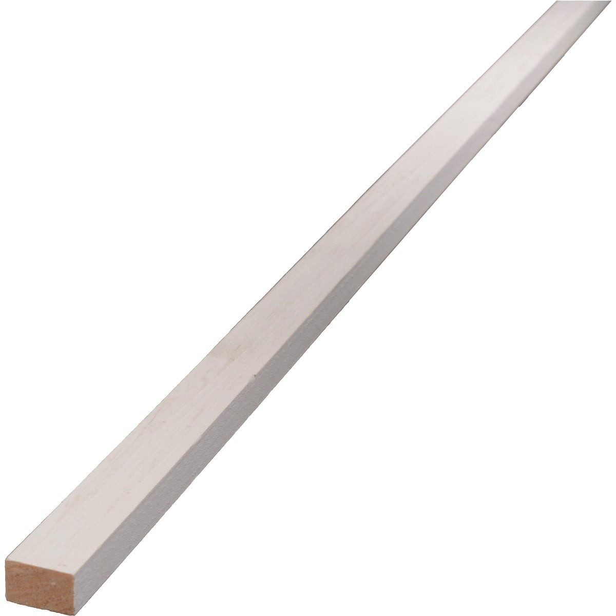 Alexandria Moulding 1/2 In. W. x 3/4 In. H. x 8 Ft. L. White Finger Joint Pine