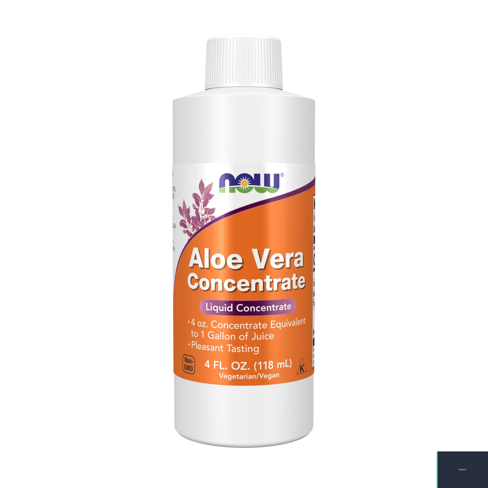 Aloe Vera Concentrate 40:1 Extract Liquid, 4 Fluid Ounce Whole Food